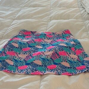 Lulu-B Pink and Blue Jellyfish Mini Skirt